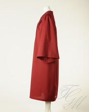 Charger l&#39;image dans la galerie, Toge de finissant rouge avec cannelure - TGM Graduation
