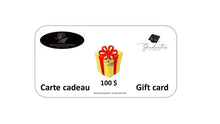 Load image into Gallery viewer, Carte cadeau 100 $ - Toges Grand Maître et TGM Graduation
