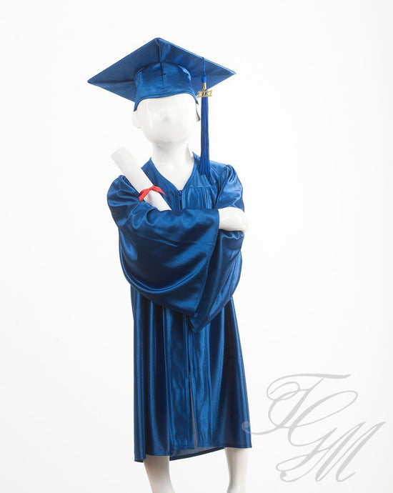 Ensemble souvenir de graduation pour enfant bleu royal - TGM Graduation