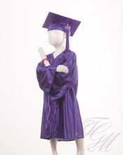 Charger l&#39;image dans la galerie, Ensemble souvenir de graduation pour enfant mauve - Toge de finissant de garderie
