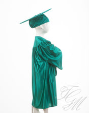 Charger l&#39;image dans la galerie, Ensemble souvenir de graduation pour enfant vert émeraude - Toge de finissant de garderie

