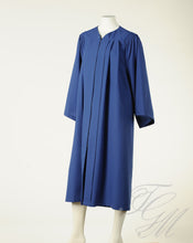 Charger l&#39;image dans la galerie, Toge de finissant bleu royal avec cannelure - TGM Graduation
