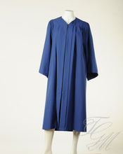 Charger l&#39;image dans la galerie, Toge de finissant bleu royal avec cannelure - TGM Graduation
