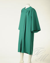 Charger l&#39;image dans la galerie, Toge de finissant vert émeraude avec cannelure - TGM Graduation
